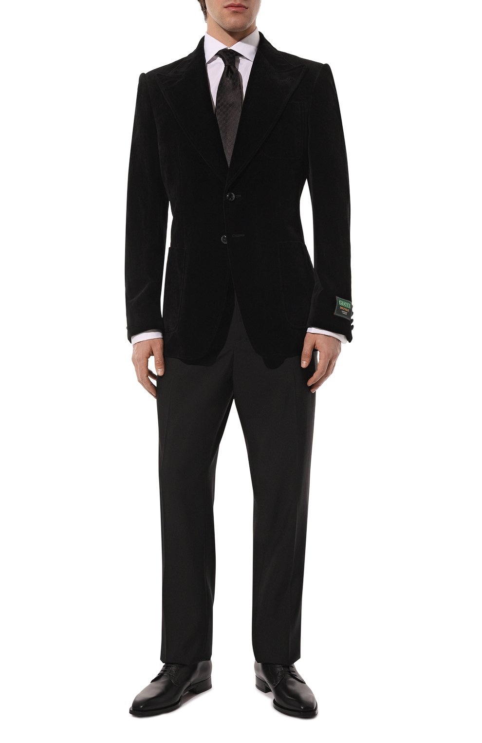 Пиджак из хлопка и льна GUCCI, арт. 648932 Z8AMW, фото 2