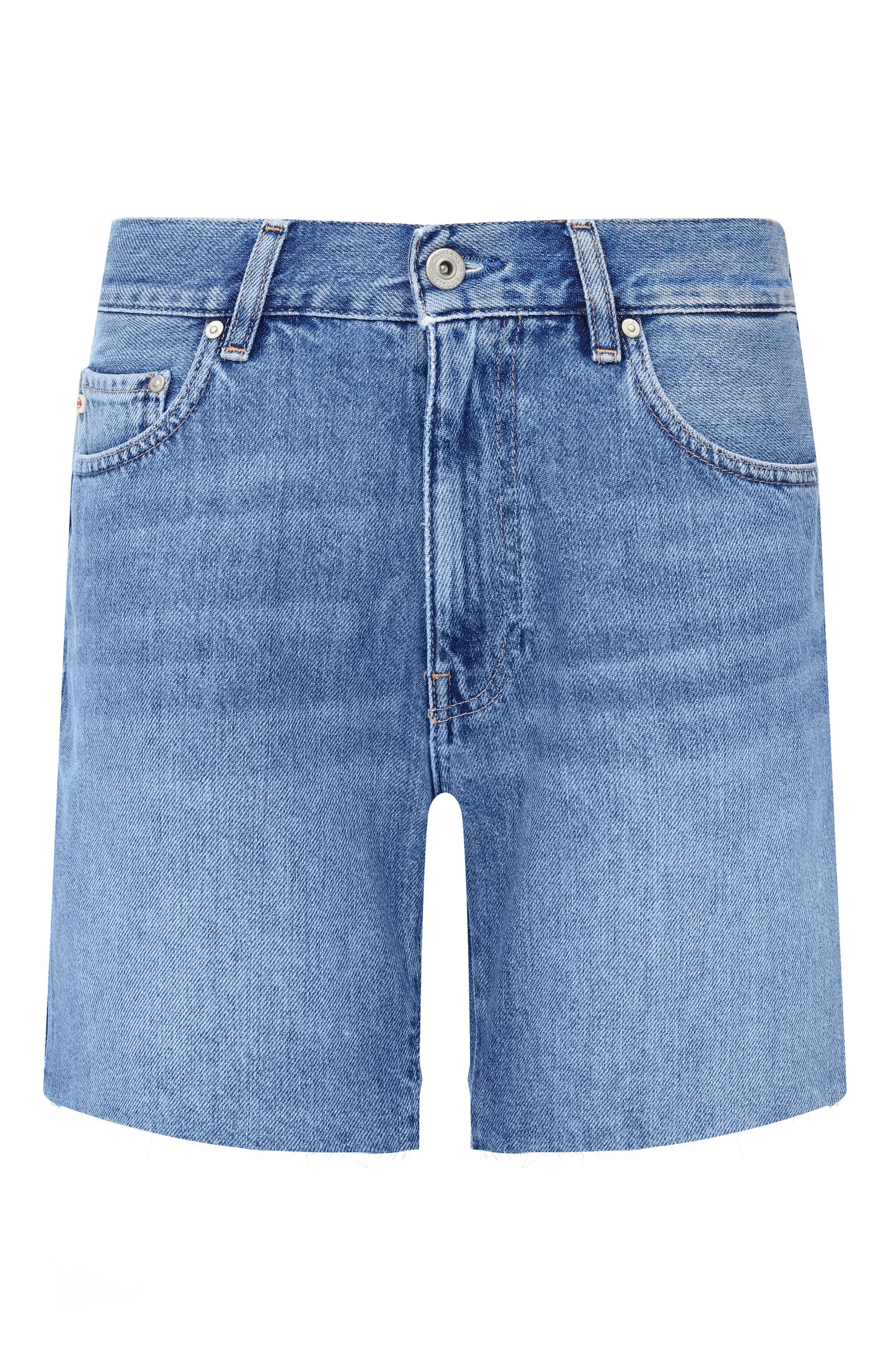 Джинсовые шорты AG ADRIANO GOLDSCHMIED, арт. W0142-122/A/EX-B0YFRIEND SH0RT-MID-RISE BERMUDA, фото 1