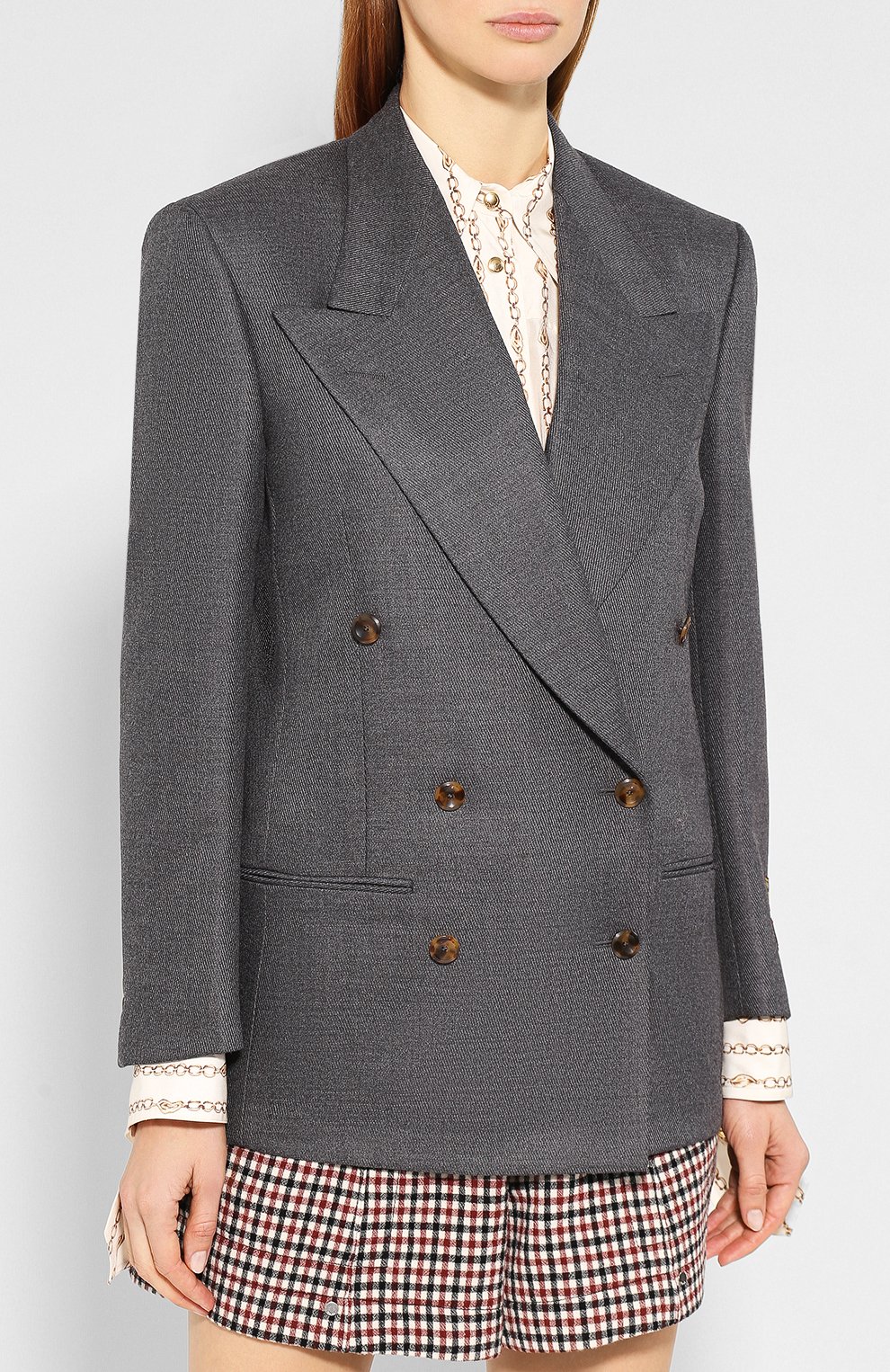 Шерстяной жакет GUCCI, арт. 595758/ZAC0N, фото 3