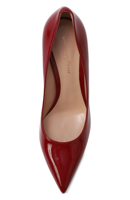 Лакированные туфли Gianvito 85 Gianvito Rossi G24580.85RIC.NUIR0UG Красный  G24580.85RIC.NUIR0UG Фото 6