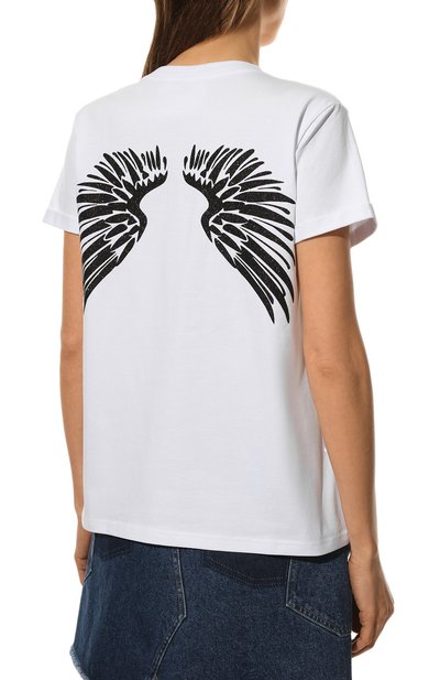 Женская хлопковая футболка SEVEN LAB, арт. T WINGS-G019 white