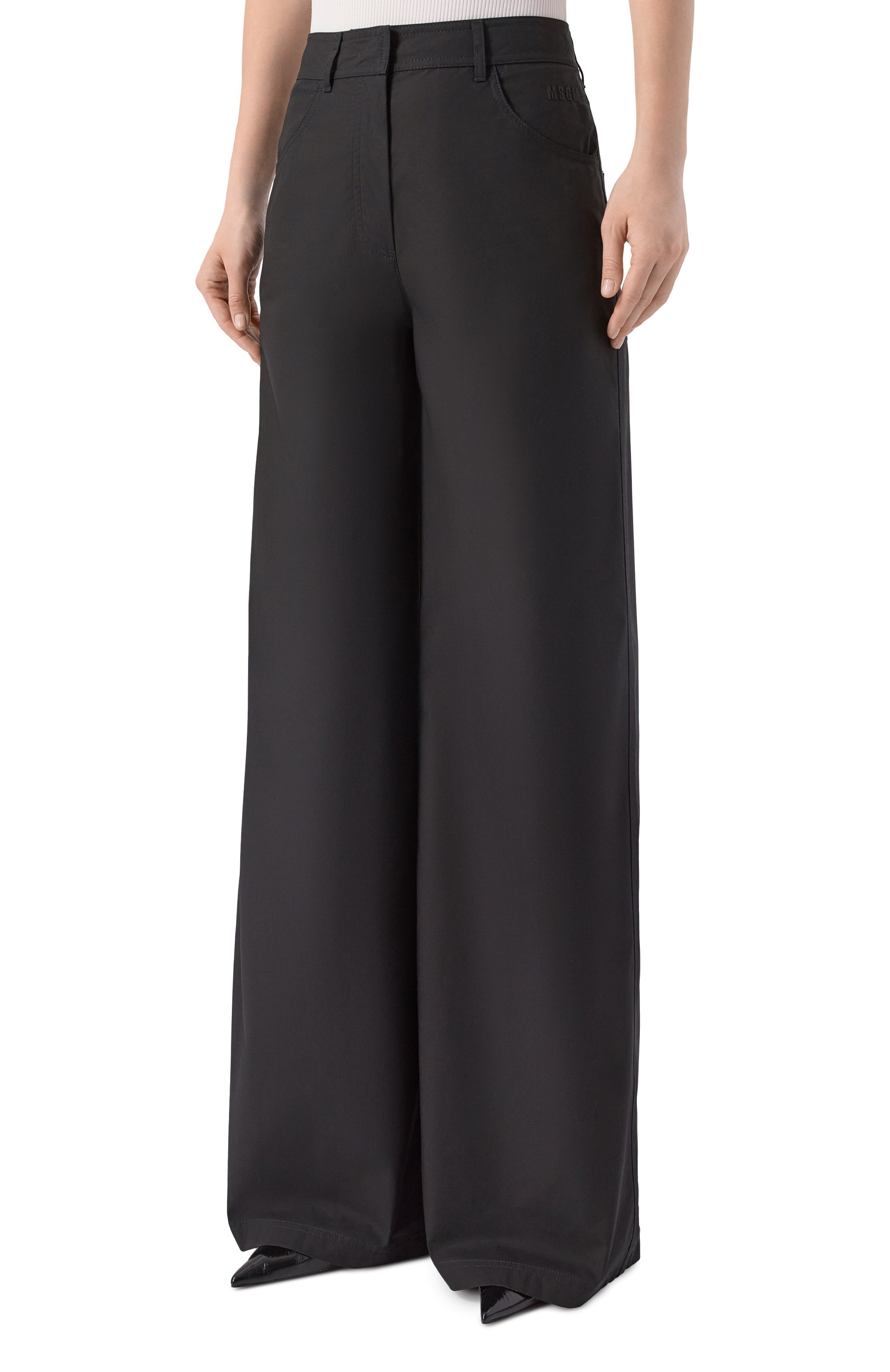 Хлопковые брюки MSGM, арт. 4042MDP05X/267112, фото 3