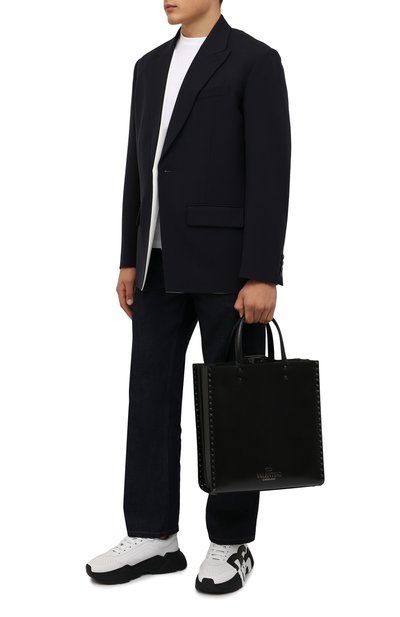 Кожаная сумка-тоут VALENTINO, арт. WY0B0B28/TLL, фото 2