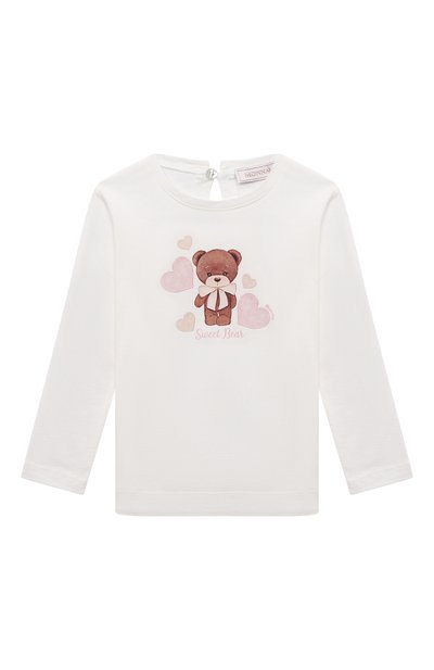 Хлопковый лонгслив MONNALISA, арт. 39B610, фото 1