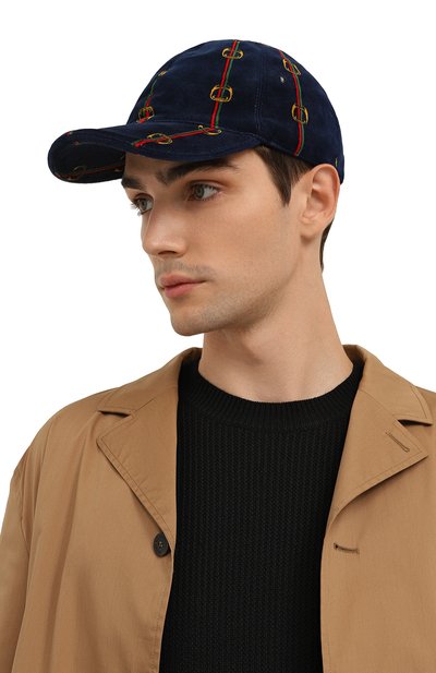 Хлопковая бейсболка GUCCI, арт. 200035 4HG45, фото 2