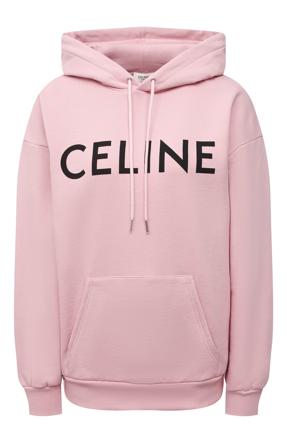 Хлопковое худи CELINE светло-розового цвета по цене 77750 руб., арт. 2Y369052H, фото 1 Хлопковое худи CELINE, арт. 2Y369052H, фото 1