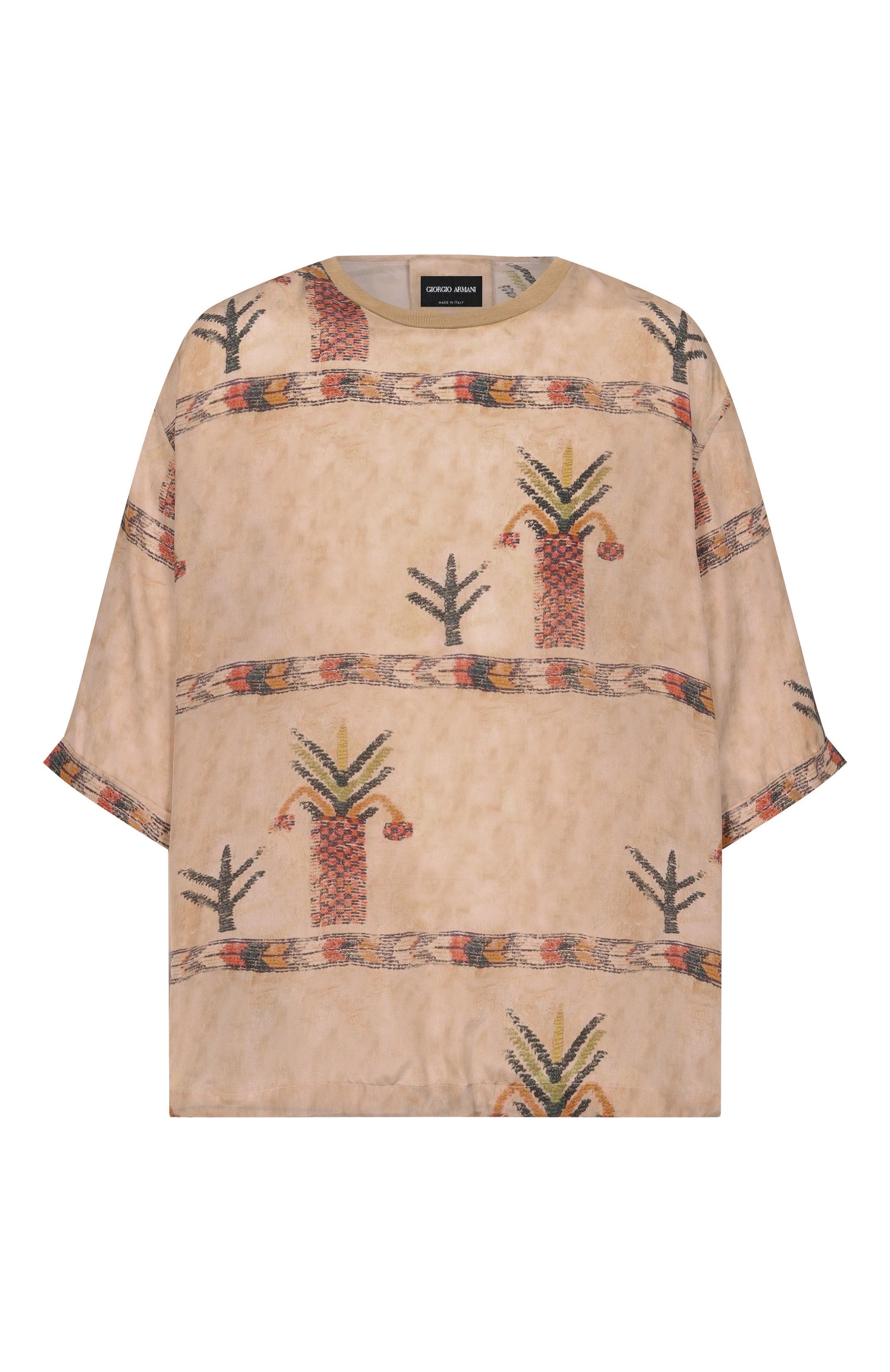 Шелковая футболка GIORGIO ARMANI, арт. GM003573/TE20890, фото 1