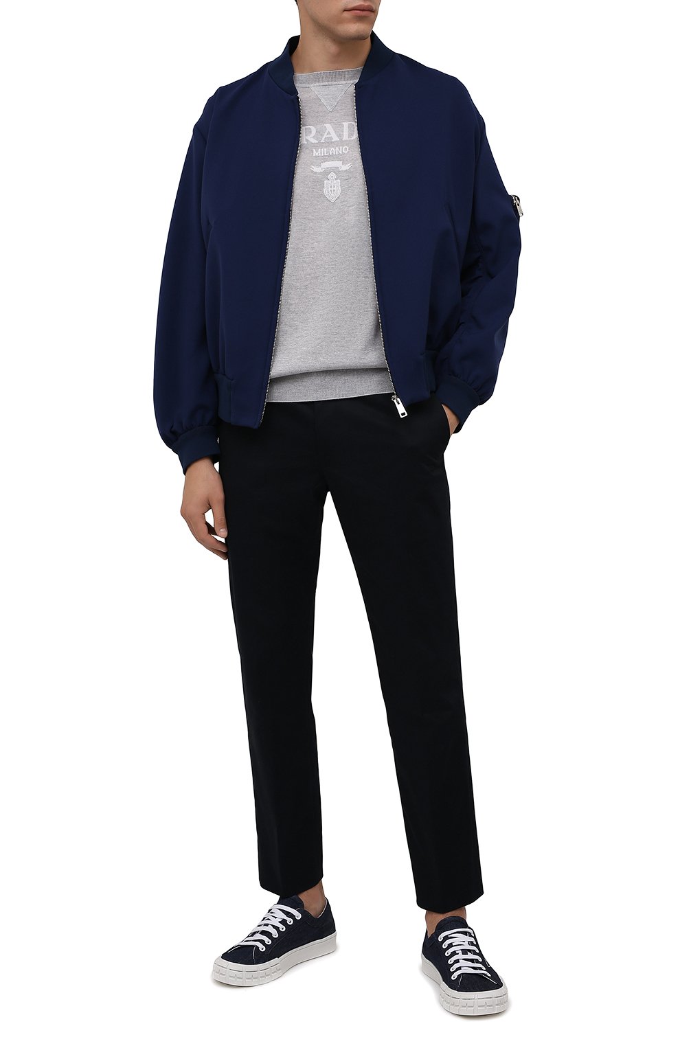 Джемпер из кашемира и шерсти PRADA, арт. UMB272-1ZRR-F0031-212, фото 2