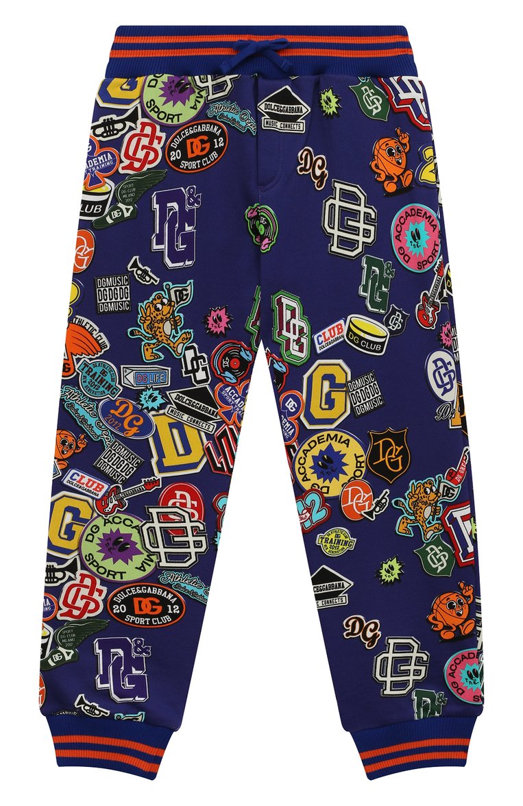 Хлопковые джоггеры DOLCE & GABBANA, арт. L4JPGM/HS7L9/8-14, фото 1