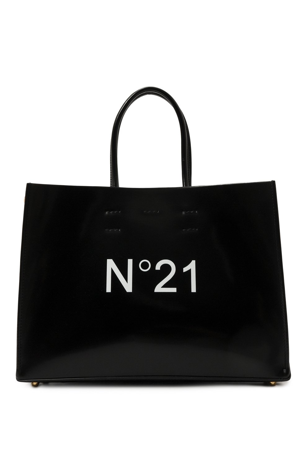 Сумка-тоут N21 черного цвета по цене 59900 руб., арт. 24IBP0102, фото 1 Сумка-тоут N21, арт. 24IBP0102, фото 1