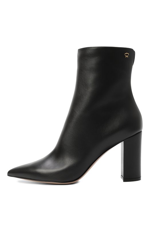 Кожаные ботильоны Lyell 85 Gianvito Rossi G73134.85RIC.VGINER0 Чёрный  G73134.85RIC.VGINER0 Фото 4