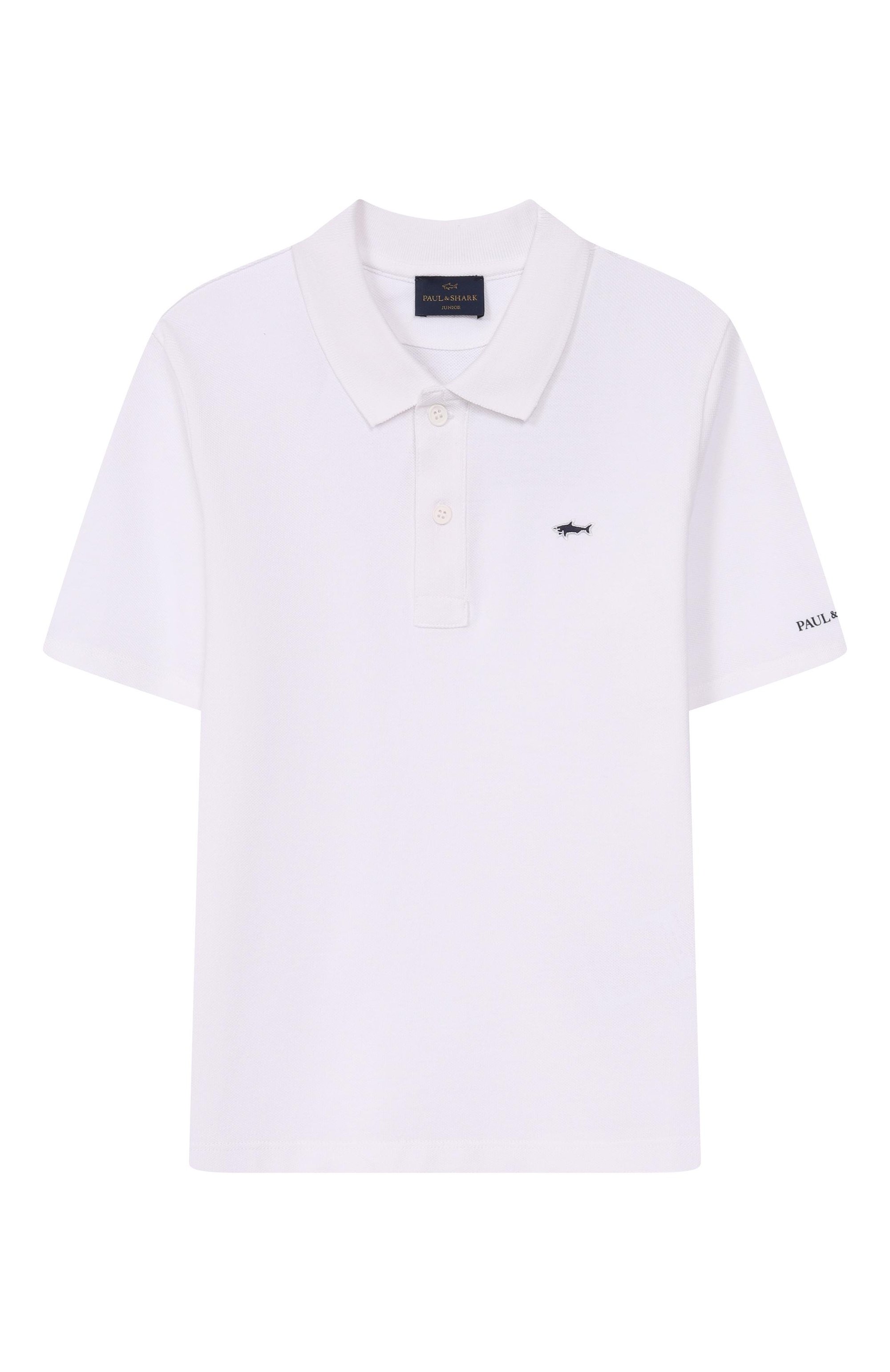 Хлопковое поло PAUL & SHARK JUNIOR, арт. WUM00C/LEA07/6A-8A, фото 1