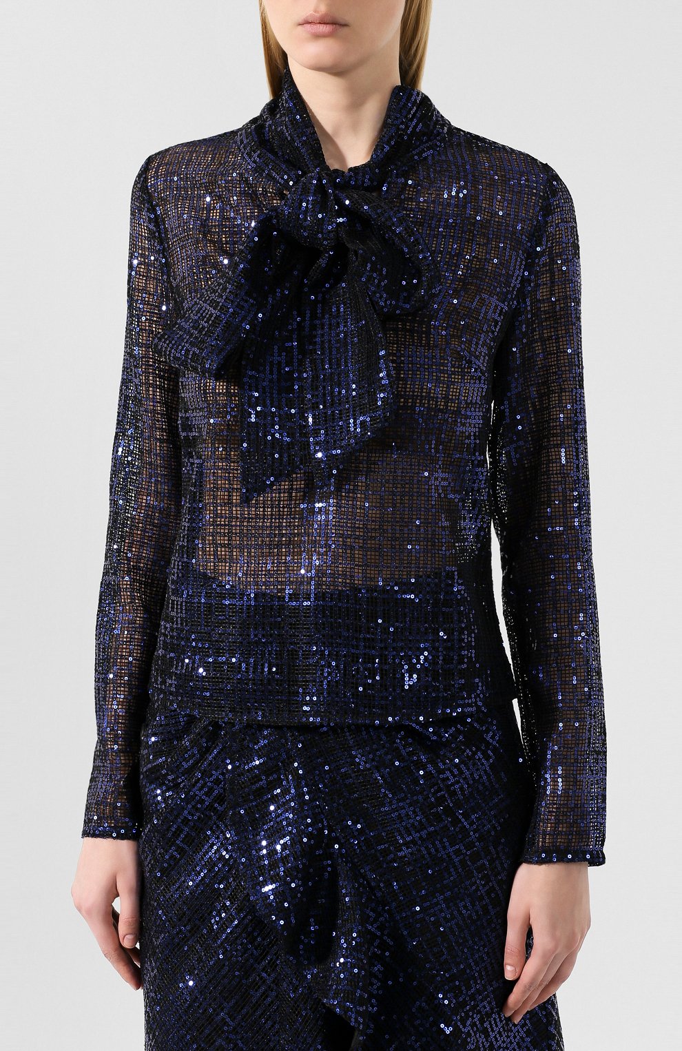 Блузка с пайетками SELF-PORTRAIT, арт. SP23-040S, фото 3