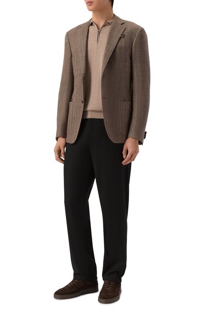 Мужской пиджак из шерсти и шелка CORNELIANI, арт. 28XG66/2A16249