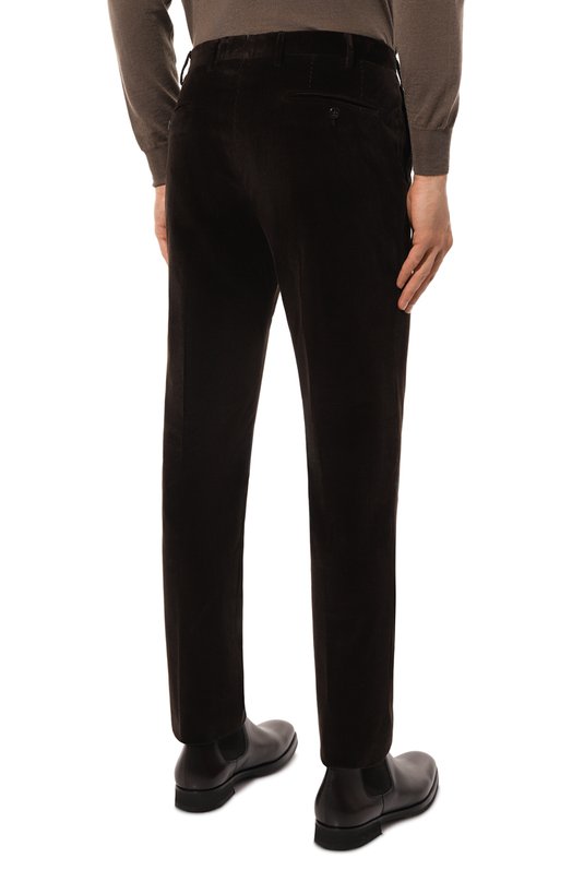 Вельветовые брюки Corneliani 944B01-9418502 Коричневый  944B01-9418502 Фото 4