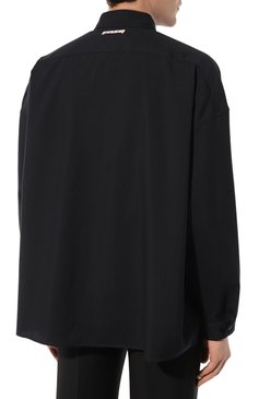 Шерстяная рубашка MARNI, арт. CUMU0061A1/TW839, фото 4