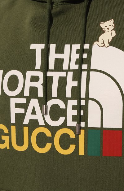 Хлопковое худи the north face x gucci GUCCI, арт. 663243 XJDW2, фото 5