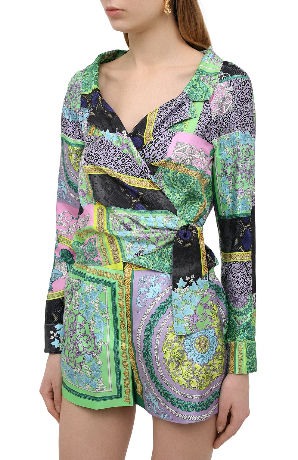 Шелковая блузка VERSACE, арт. A88213/1F00456, фото 3
