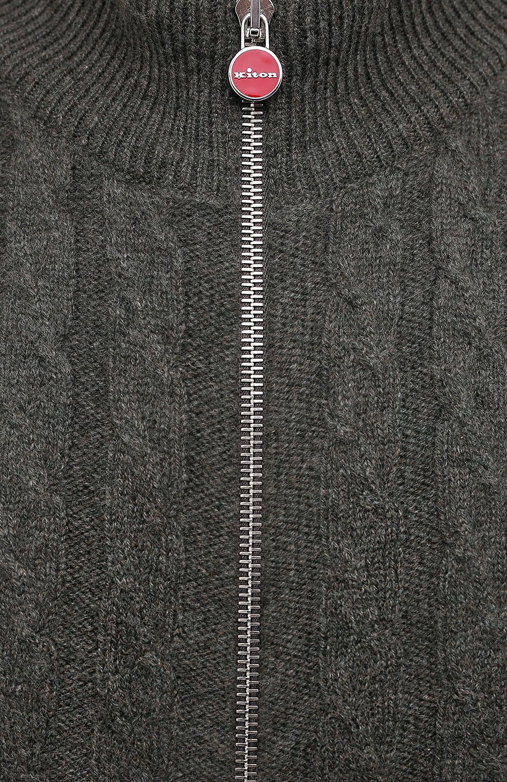 Кашемировый кардиган KITON хаки цвета по цене 295000 руб., арт. UK1019, фото 5 Кашемировый кардиган KITON, арт. UK1019, фото 5