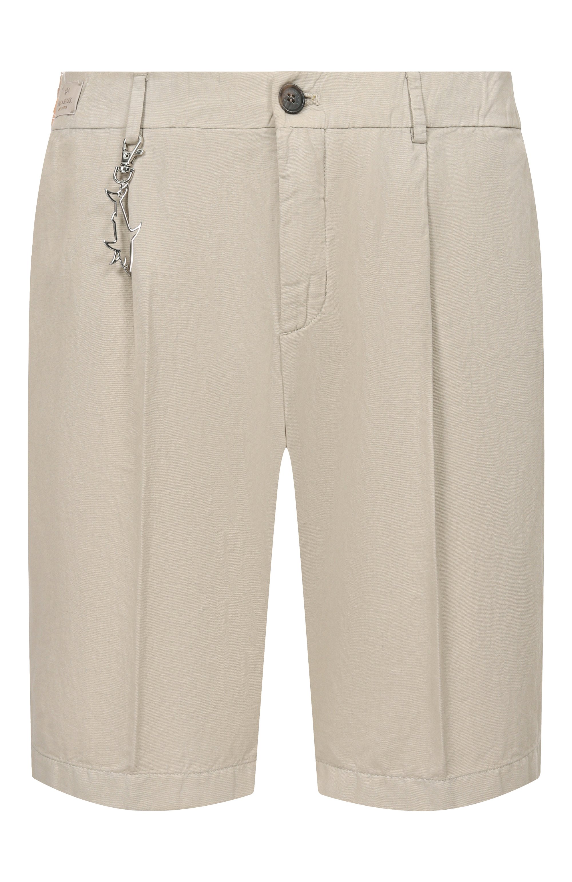 Шорты из хлопка и льна PAUL&SHARK, арт. 25414034, фото 1