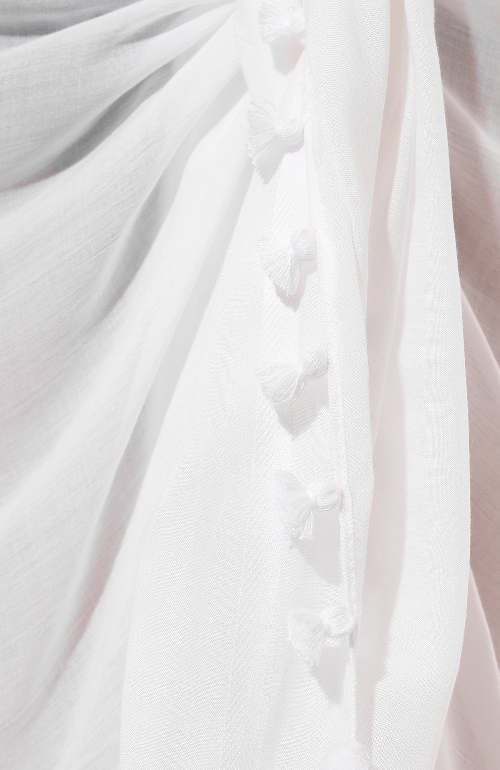 Парео MELISSA ODABASH белого цвета по цене 15500 руб., арт. PARE0, фото 5 Парео MELISSA ODABASH, арт. PARE0, фото 5