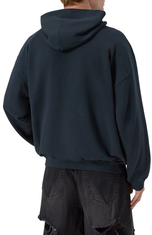 Хлопковое худи Balenciaga x Automobili Lamborghini Balenciaga 767877/TSVR1 Чёрный  767877/TSVR1 Фото 4