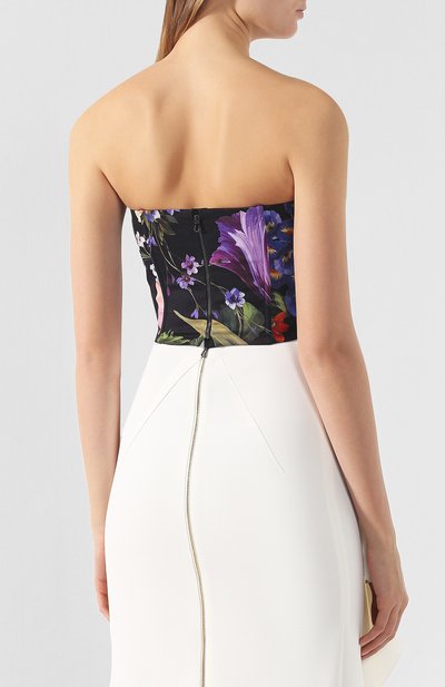 Хлопковый топ DOLCE & GABBANA черного цвета по цене 88150 руб., арт. F73P2T/FSFIT, фото 4 Хлопковый топ DOLCE & GABBANA, арт. F73P2T/FSFIT, фото 4