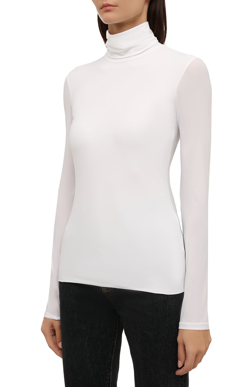 Водолазка JIL SANDER белого цвета по цене 23650 руб., арт. JSWT705047-WT477108, фото 3 Водолазка JIL SANDER, арт. JSWT705047-WT477108, фото 3