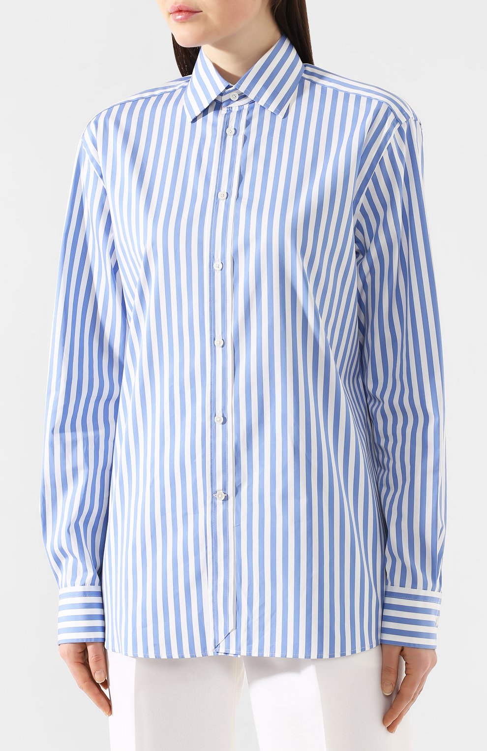 Хлопковая рубашка RALPH LAUREN голубого цвета по цене 99750 руб., арт. 290790674, фото 3 Хлопковая рубашка RALPH LAUREN, арт. 290790674, фото 3