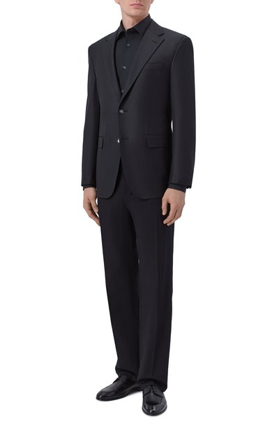 Шерстяной пиджак BOSS CAMEL черного цвета по цене 119500 руб., арт. 50509910, фото 2 Шерстяной пиджак BOSS CAMEL, арт. 50509910, фото 2