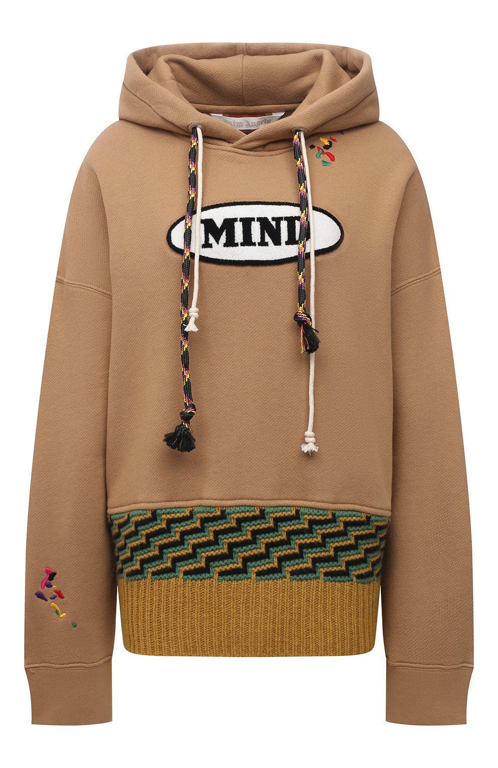 Хлопковое худи palm angels x missoni PALM ANGELS бежевого цвета по цене 92150 руб., арт. PWBB043F21FLE0016110, фото 1 Хлопковое худи palm angels x missoni PALM ANGELS, арт. PWBB043F21FLE0016110, фото 1