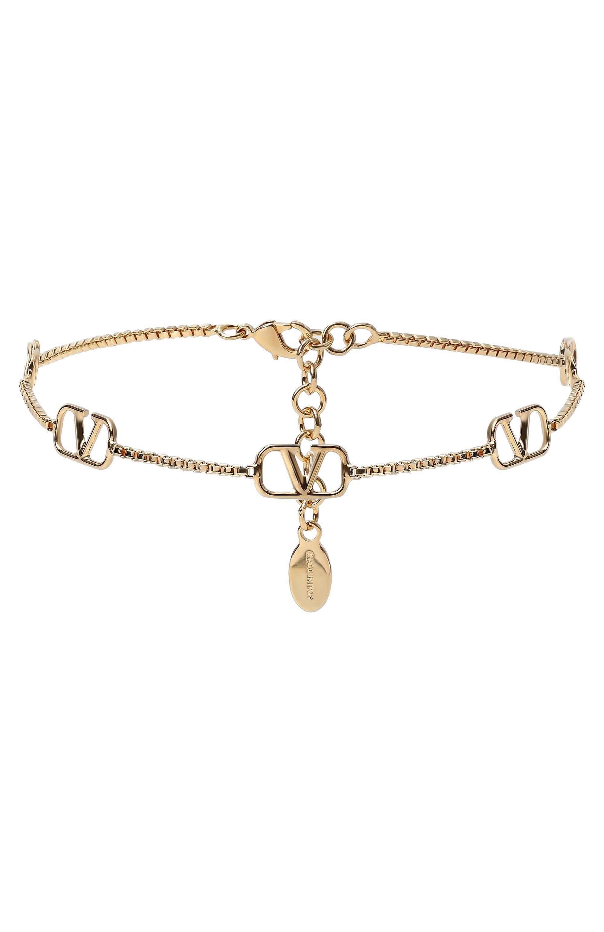Браслет VALENTINO золотого цвета по цене 52750 руб., арт. 5W2J0U87/MET, фото 1 Браслет VALENTINO, арт. 5W2J0U87/MET, фото 1