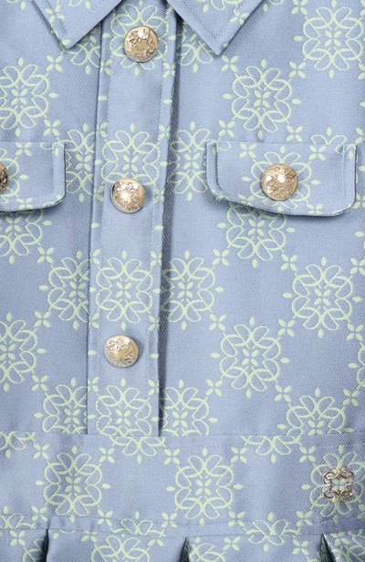 Платье ELIE SAAB JUNIOR тёмно-голубого цвета по цене 104500 руб., арт. EFAB146/TS1133, фото 3 Платье ELIE SAAB JUNIOR, арт. EFAB146/TS1133, фото 3