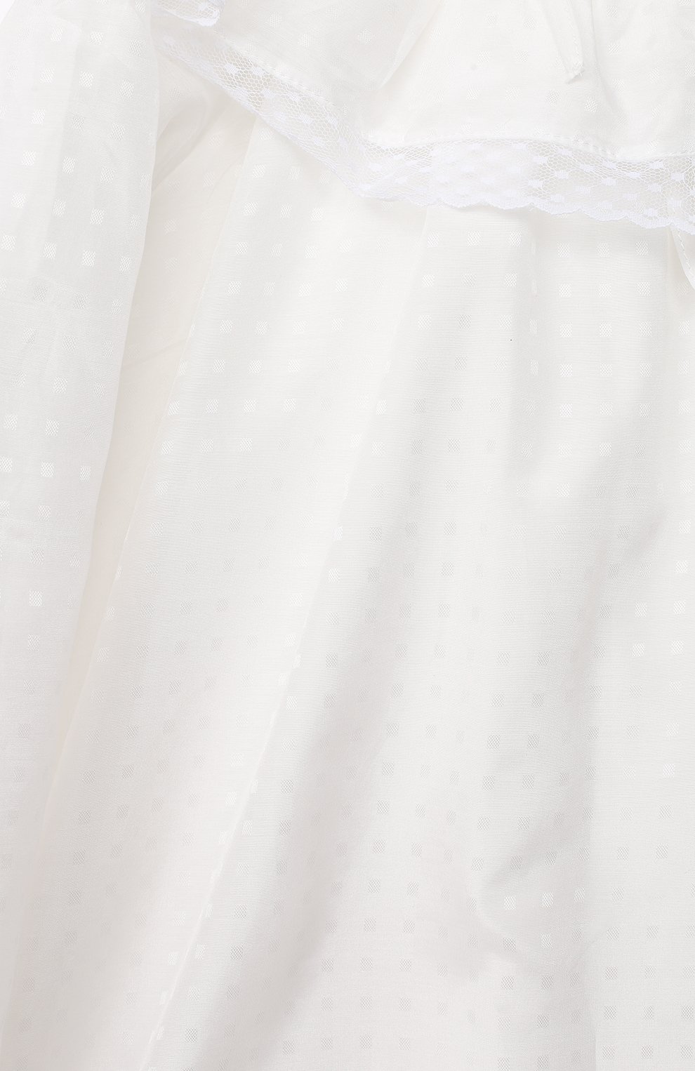 Хлопковая сорочка AMIKI CHILDREN белого цвета по цене 19950 руб., арт. ELIZABETH/70SE30C0, фото 3 Хлопковая сорочка AMIKI CHILDREN, арт. ELIZABETH/70SE30C0, фото 3