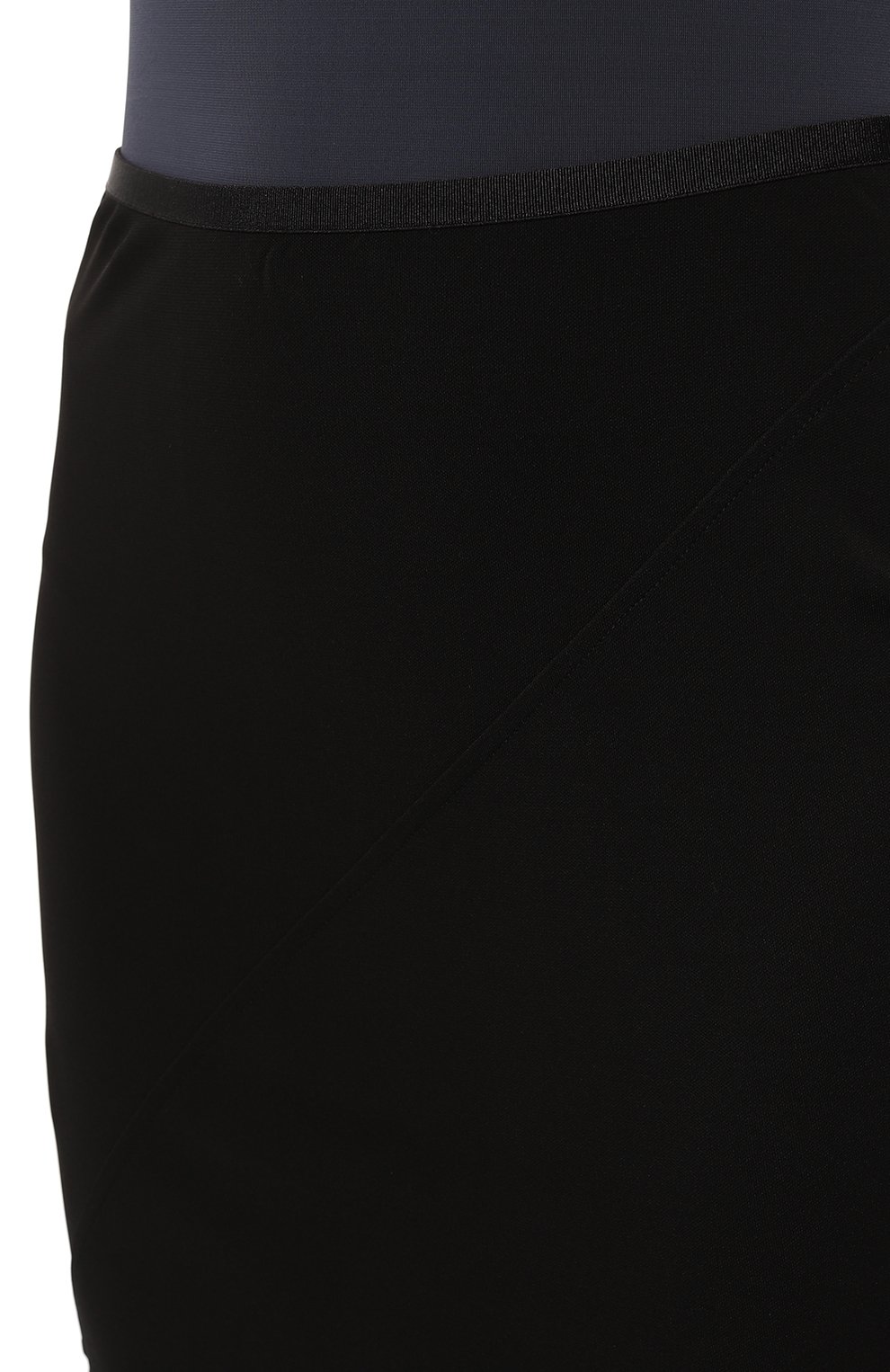 Юбка из вискозы HELMUT LANG черного цвета по цене 42250 руб., арт. M10HW305, фото 5 Юбка из вискозы HELMUT LANG, арт. M10HW305, фото 5