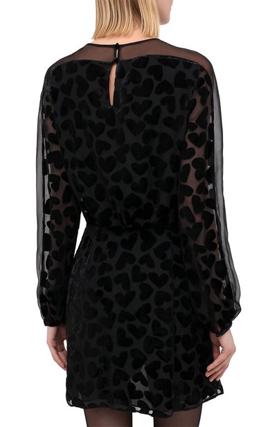Платье из вискозы и шелка SAINT LAURENT, арт. 627116/Y5B11, фото 4