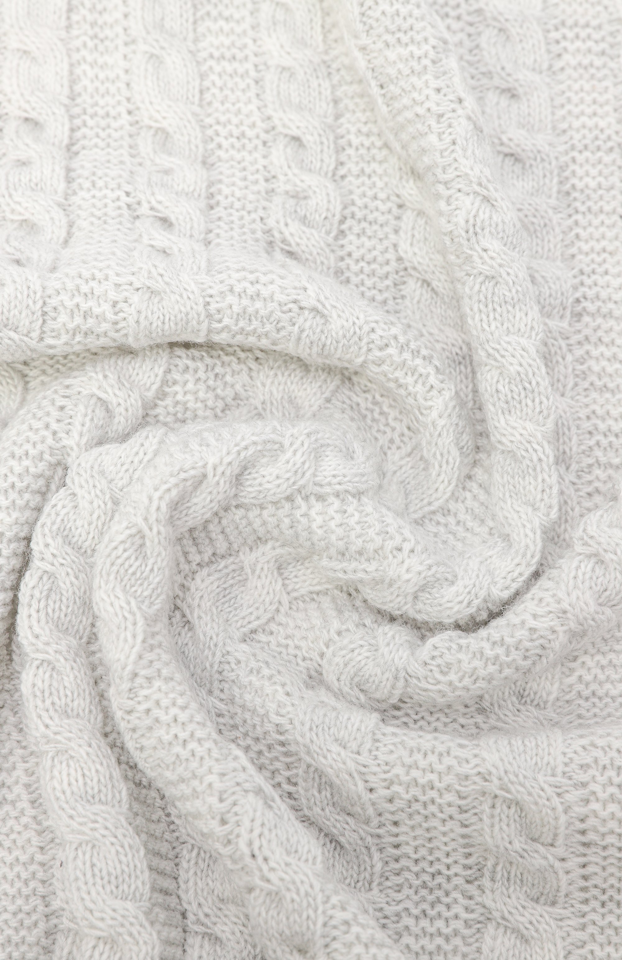 Шерстяной плед WOOL AND COTTON, арт. VMLPL-косы, фото 2