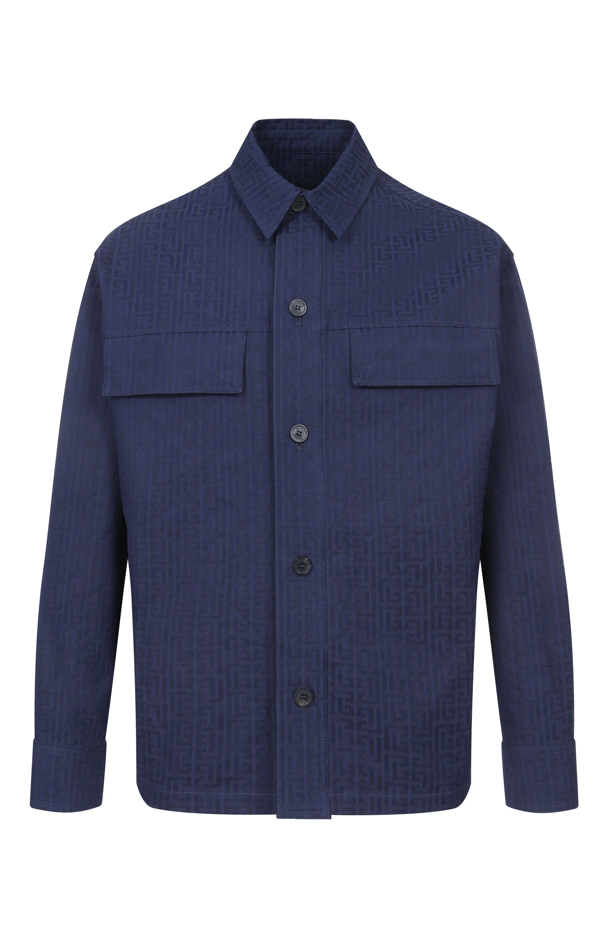 Хлопковая куртка-рубашка BALMAIN, арт. GH1TH881/CG41, фото 1