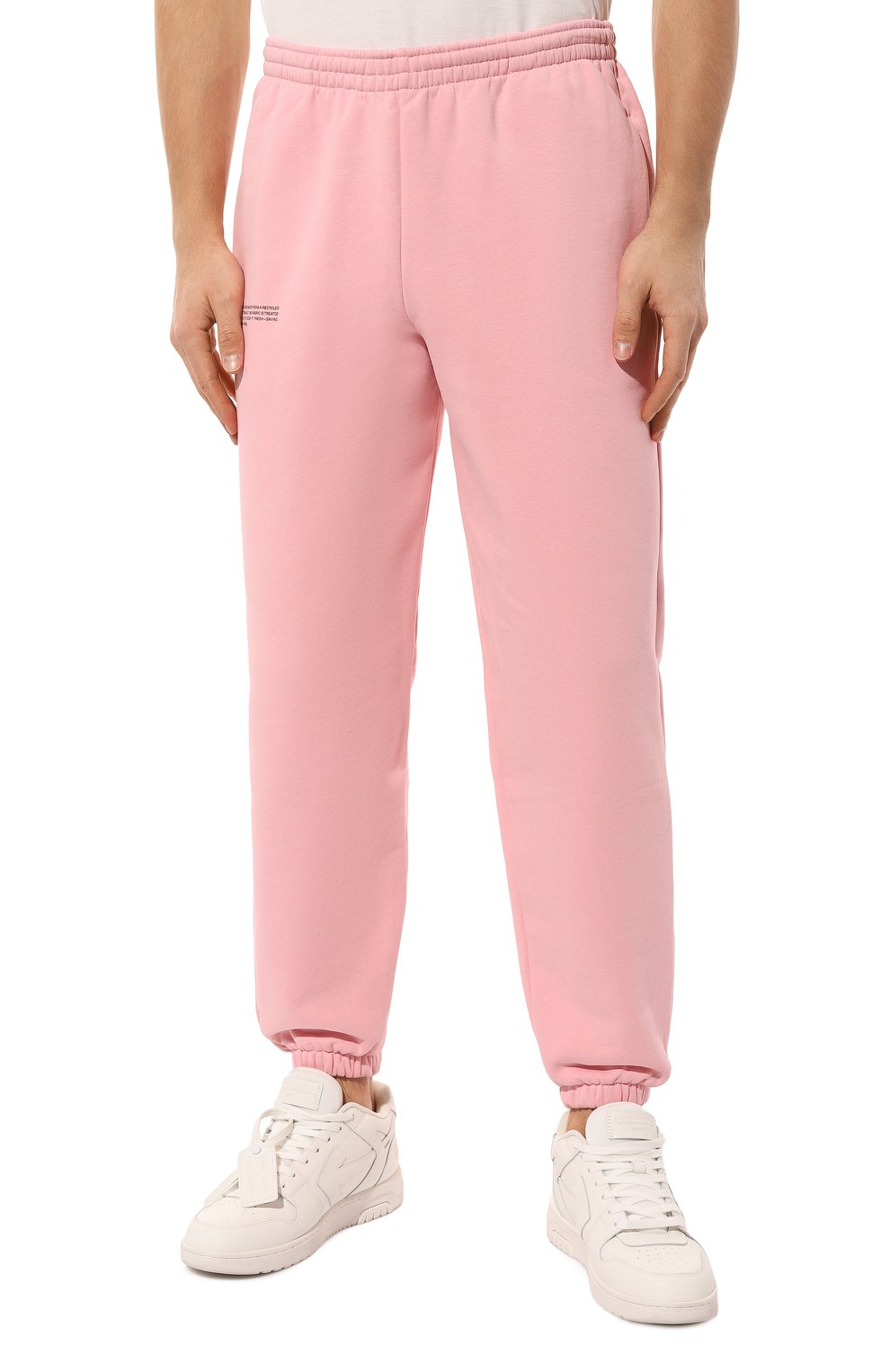 Хлопковые джоггеры PANGAIA розового цвета по цене 14650 руб., арт. 10000302, фото 6 Хлопковые джоггеры PANGAIA, арт. 10000302, фото 6