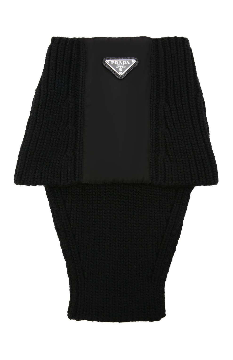Шерстяной шарф-снуд PRADA, арт. UMS355-1WTO-F0002-202, фото 1