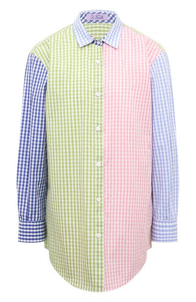 Женская хлопковая рубашка MC2 SAINT BARTH, арт. STBW/BRIGITTE/07190D