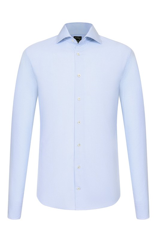 Хлопковая рубашка Van Laack VL-RIVARA-LSF/156293 Голубой VL-RIVARA-LSF/156293