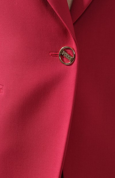Шерстяной жакет EMILIO PUCCI малинового цвета по цене 129500 руб., арт. 9ERB25/9E605, фото 5 Шерстяной жакет EMILIO PUCCI, арт. 9ERB25/9E605, фото 5