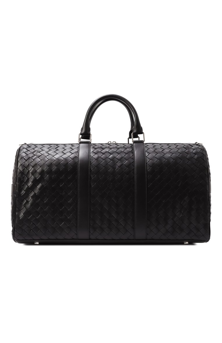 Мужская сумка intrecciato cabin duffle BOTTEGA VENETA черного цвета, арт. 795287 V2HL1 | Фото 6 (Ремень/цепочка: На ремешке; Материал: Натуральная кожа; Размер: large)