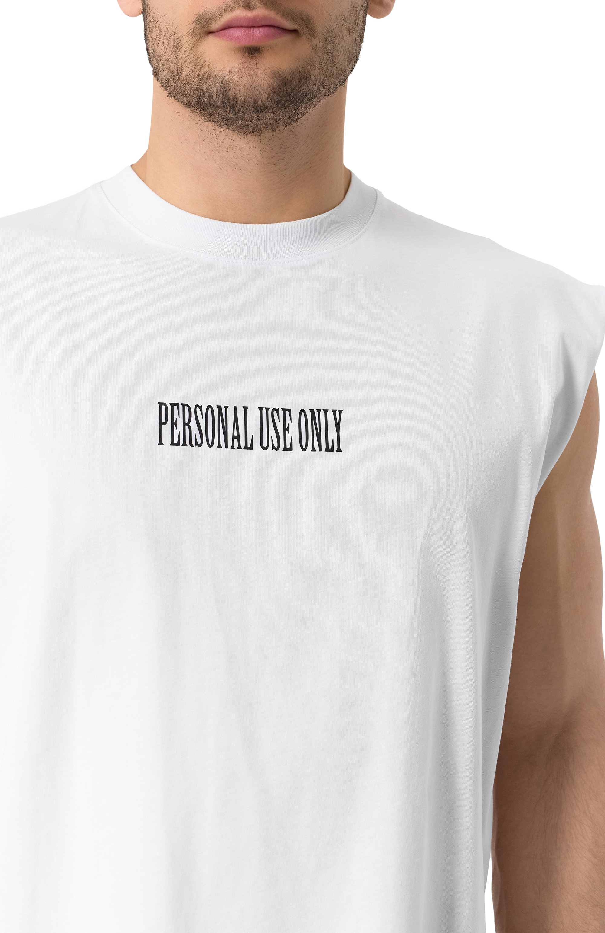 Хлопковая майка DIEGO VENTURINO белого цвета по цене 19250 руб., арт. DVTSSMPU0, фото 5 Хлопковая майка DIEGO VENTURINO, арт. DVTSSMPU0, фото 5