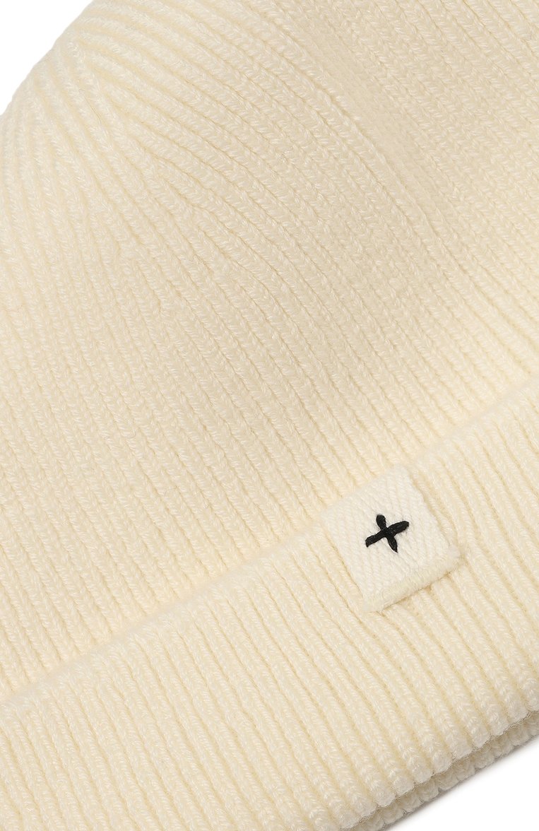 Мужская шерстяная шапка JIL SANDER белого цвета, арт. J47ZZ0115/J14704 | Фото 3 (Материал сплава: Проставлено; Материал: Текстиль, Шерсть; Нос: Не проставлено; Кросс-КТ: Трикотаж)