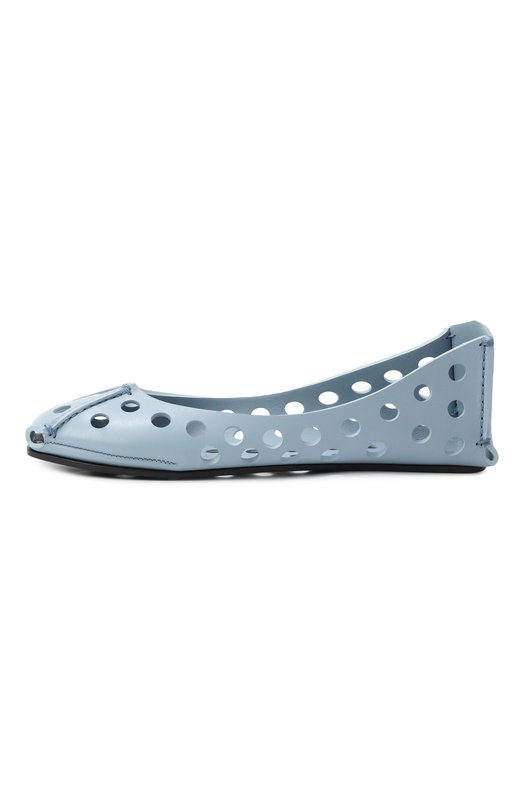 Кожаные балетки Perfo Alaia AA3A033CK247 Голубой  AA3A033CK247 Фото 4