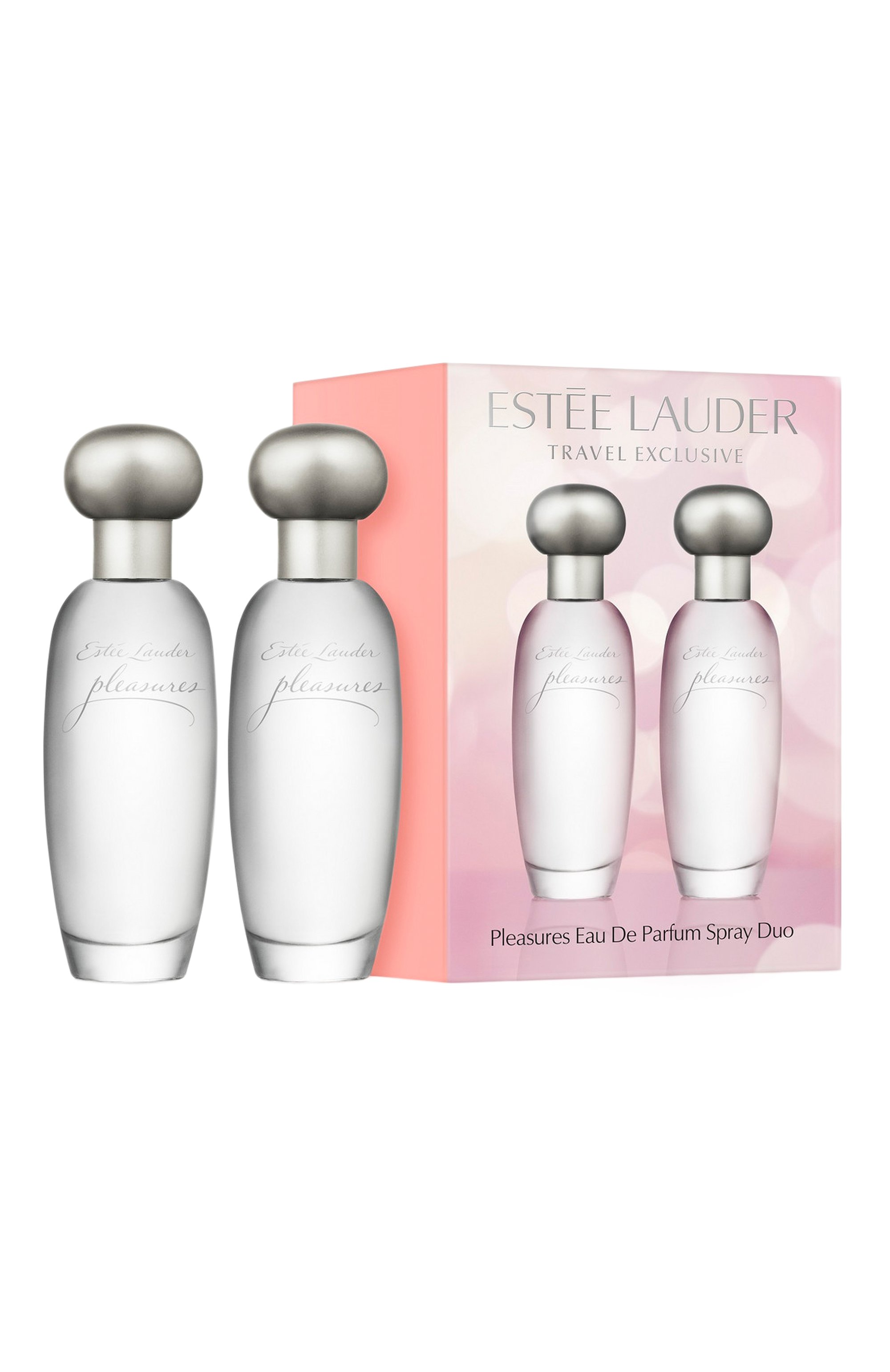 Парфюмерный набор estee lauder pleasures (2x30ml) ESTÉE LAUDER бесцветного цвета по цене 10700 руб., арт. 1H60-01, фото 1 Парфюмерный набор estee lauder pleasures (2x30ml) ESTÉE LAUDER, арт. 1H60-01, фото 1