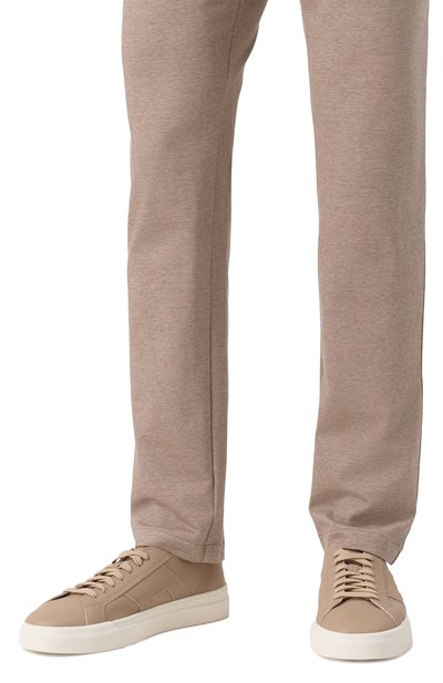 Кожаные кеды double buckle SANTONI, арт. MBGG21967PNNTSIW, фото 3