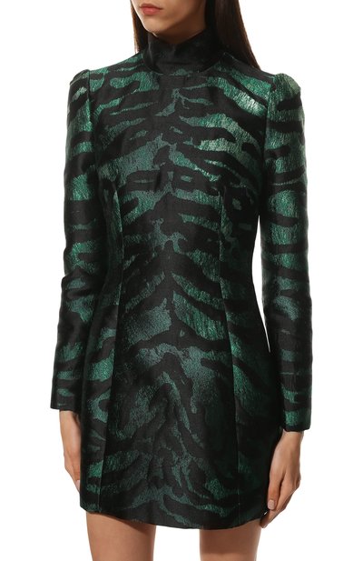 Платье DOLCE & GABBANA зеленого цвета по цене 212000 руб., арт. F6ADDT/FJ0DB, фото 3 Платье DOLCE & GABBANA, арт. F6ADDT/FJ0DB, фото 3